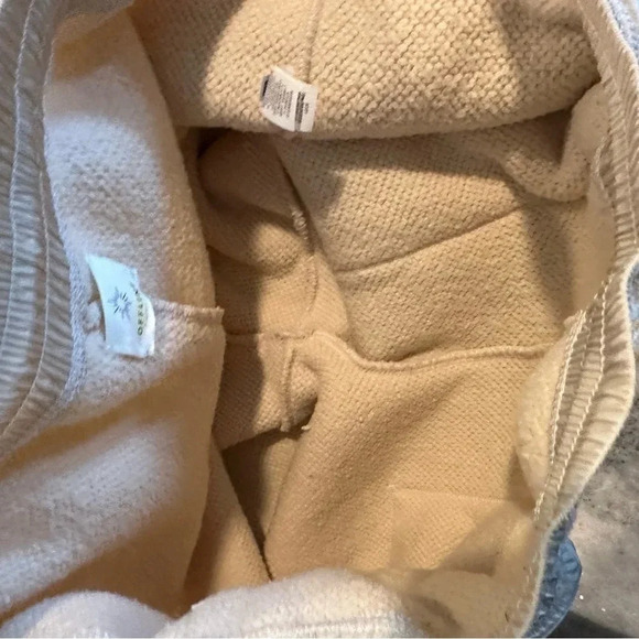 Aerie Offline Sherpa Cream Drawstring Sweat Pants Size Medium - Picture 12 of 12
